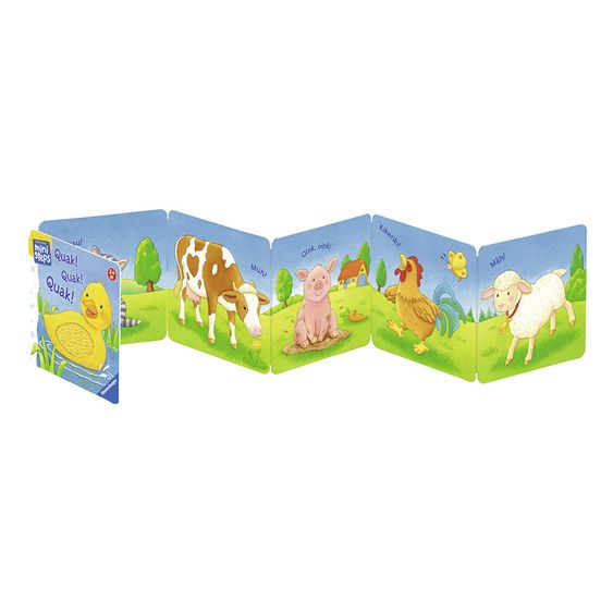 Ministeps Libro pieghevole Quak! Quack! Quack!