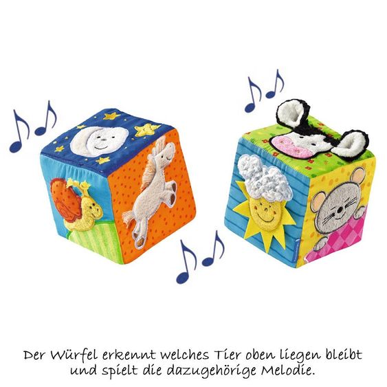 Ministeps Softwürfel Lustige Fingerspiele