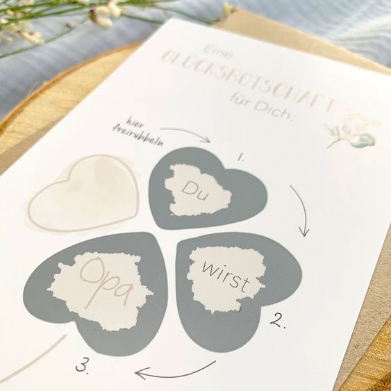 Mintkind Baby-Rubbelkarte - Schwangerschaft - Du wirst Opa