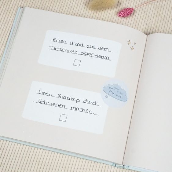 Mintkind Baby-Tagebuch- & Erinnerungsalbum - Familien Bucketlist