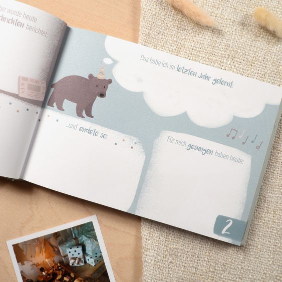 Mintkind Baby-Tagebuch- & Erinnerungsalbum - Kindergeburtstage