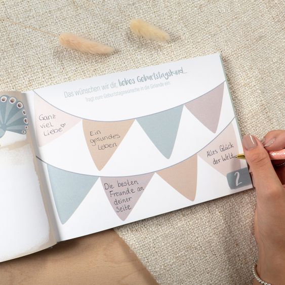 Mintkind Baby-Tagebuch- & Erinnerungsalbum - Kindergeburtstage