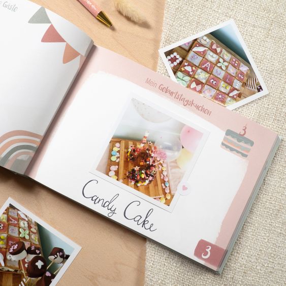 Mintkind Baby-Tagebuch- & Erinnerungsalbum - Kindergeburtstage