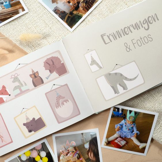 Mintkind Baby-Tagebuch- & Erinnerungsalbum - Kindergeburtstage