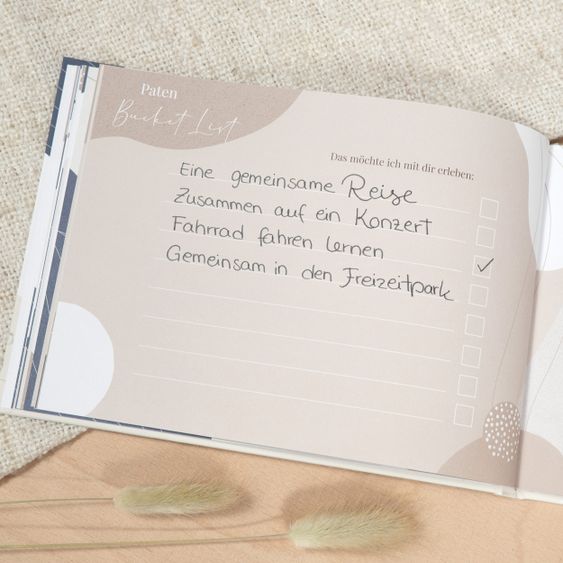 Mintkind Baby-Tagebuch- & Erinnerungsalbum - Mein liebes Patenkind