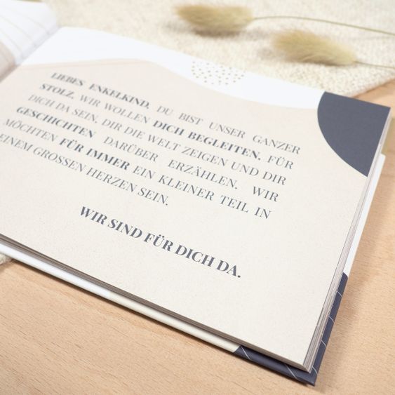 Mintkind Baby-Tagebuch- & Erinnerungsalbum - Unser liebes Enkelkind