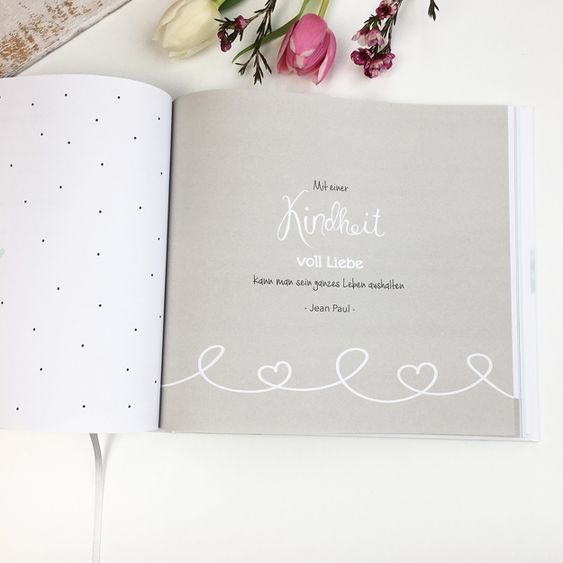 Mintkind Erinnerungsbuch / Babybuch - Meine Kindheit - Ersten 10 Lebensjahre