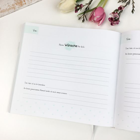 Mintkind Erinnerungsbuch / Babybuch - Meine Kindheit - Ersten 10 Lebensjahre