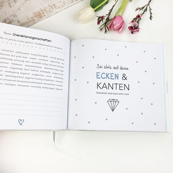 Mintkind Erinnerungsbuch / Babybuch - Meine Kindheit - Ersten 10 Lebensjahre