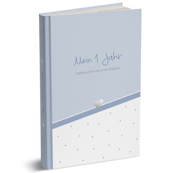Mintkind Erinnerungsbuch / Babytagebuch - Mein erstes Jahr - Blau