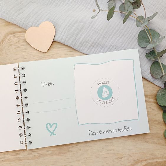 Mintkind Erinnerungsbuch / Babytagebuch - Mein erstes Jahr - Juhu, ich entdecke die Welt - Rosa