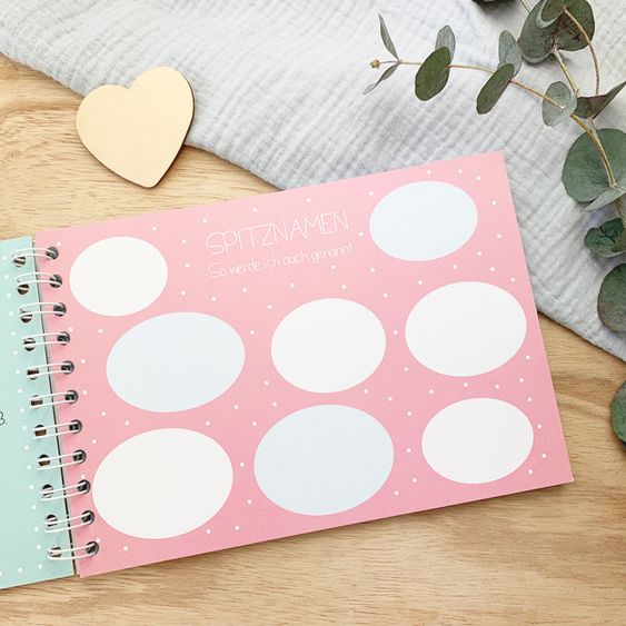 Mintkind Erinnerungsbuch / Babytagebuch - Mein erstes Jahr - Juhu, ich entdecke die Welt - Rosa