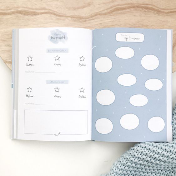 Mintkind Erinnerungsbuch / Babytagebuch - Mein erstes Jahr - Natur