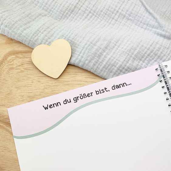 Mintkind Erinnerungsbuch / Familienbuch / Babybuch - Große Schwester