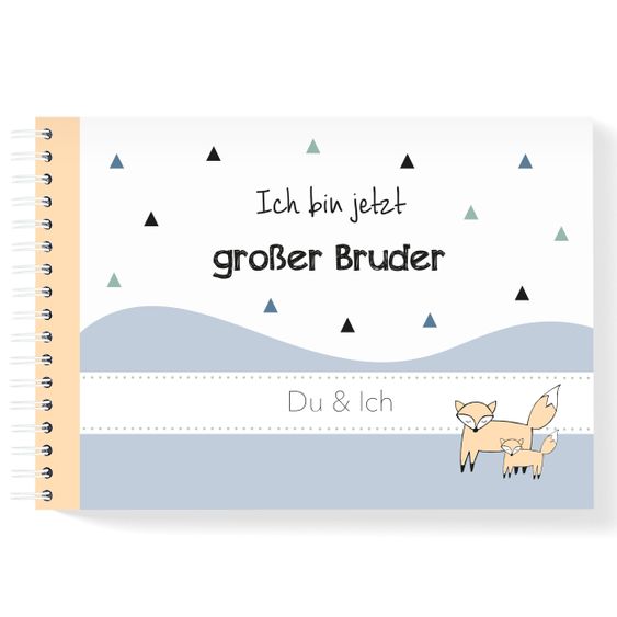 Mintkind Erinnerungsbuch / Familienbuch / Babybuch - Großer Bruder