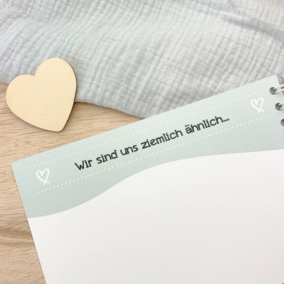 Mintkind Erinnerungsbuch / Familienbuch / Babybuch - Großer Bruder