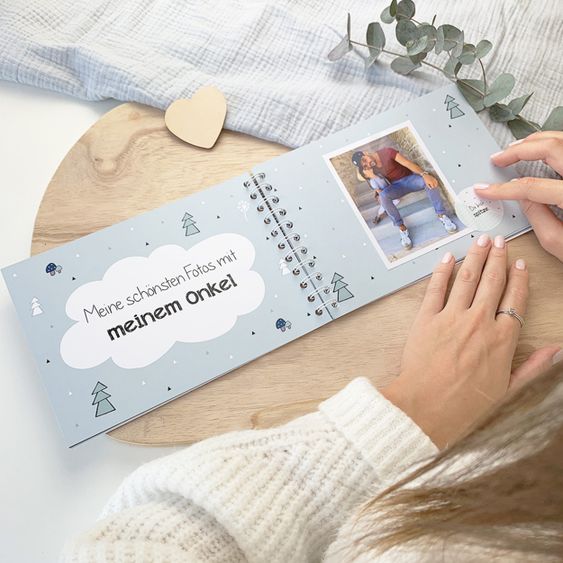 Mintkind Erinnerungsbuch / Familienbuch / Babybuch- Mein Onkel und ich