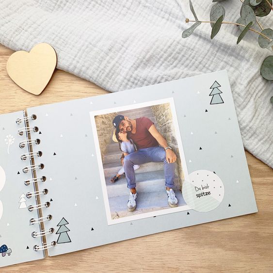 Mintkind Erinnerungsbuch / Familienbuch / Babybuch- Mein Onkel und ich
