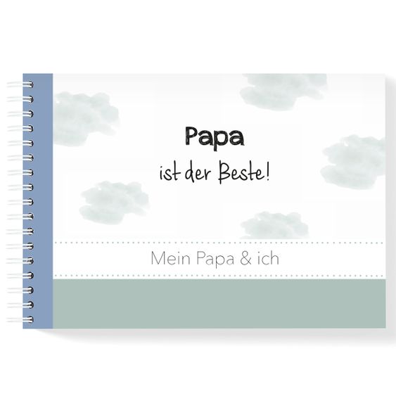 Mintkind Erinnerungsbuch / Familienbuch / Babybuch - Mein Papa und ich
