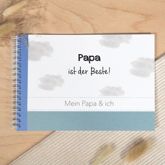 Mintkind Erinnerungsbuch / Familienbuch / Babybuch - Mein Papa und ich