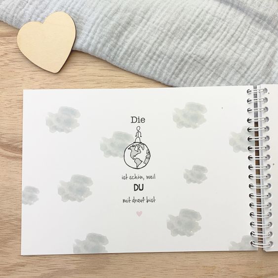 Mintkind Erinnerungsbuch / Familienbuch / Babybuch - Mein Papa und ich