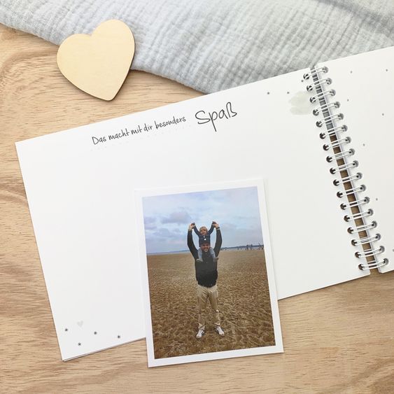 Mintkind Erinnerungsbuch / Familienbuch / Babybuch - Mein Papa und ich