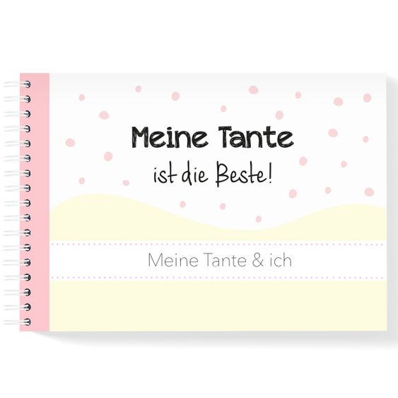 Mintkind Erinnerungsbuch / Familienbuch / Babybuch - Meine Tante und ich