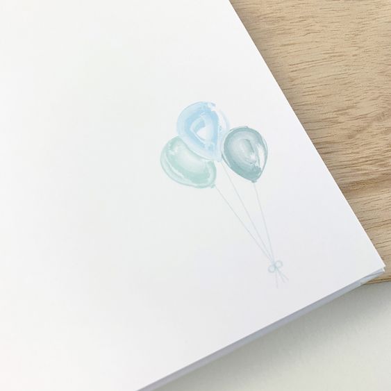 Mintkind Gästebuch / Babypartybuch - Meine Babyparty - Blau