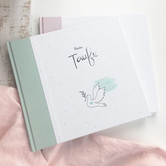 Mintkind Gästebuch / Taufbuch - Meine Taufe - Mint