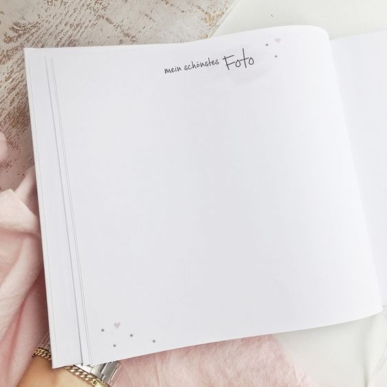 Mintkind Gästebuch / Taufbuch - Meine Taufe - Rosa