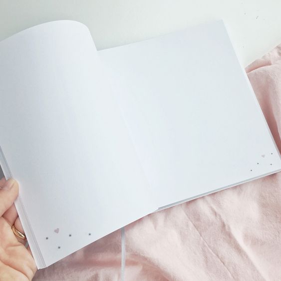 Mintkind Gästebuch / Taufbuch - Meine Taufe - Rosa