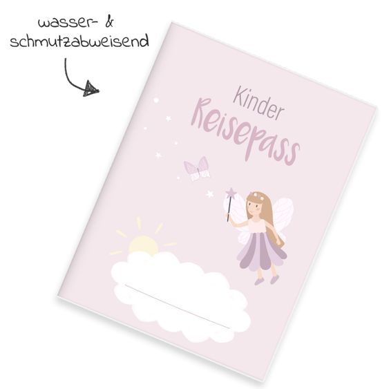 Mintkind Kinder-Reisepasshülle - Feenwelt