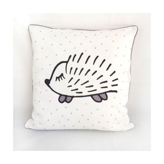 Mintkind Pillowcase - Hedgehog - 40 x 40