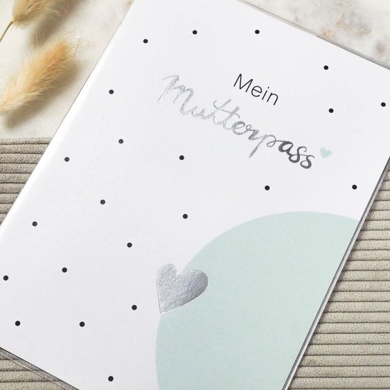 Mintkind Mother passport cover - Silver / Mint