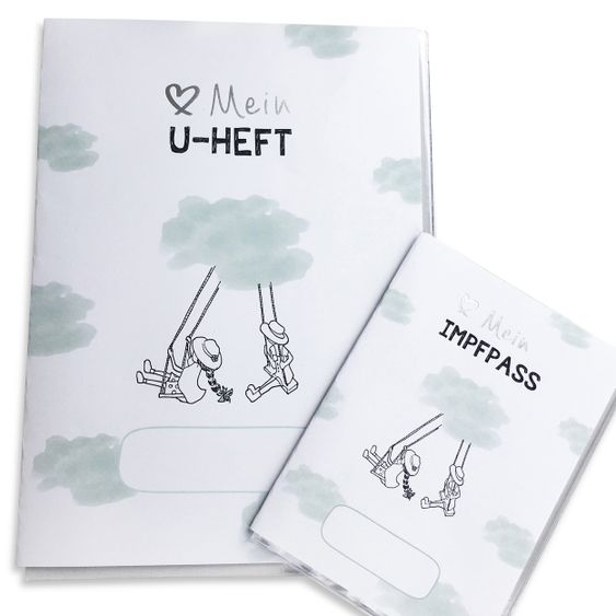 Mintkind Protective cover set: U-Heft- & Impfpass - swing