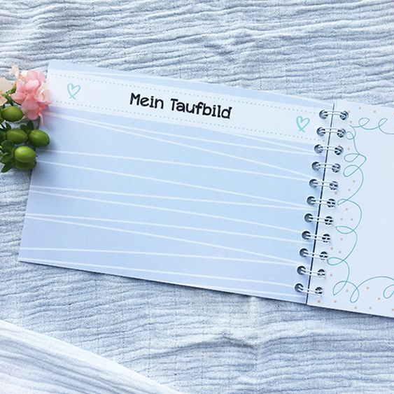 Mintkind Taufbuch / Gästebuch / Erinnerungsbuch - Meine Taufe - Unter deinen Flügeln