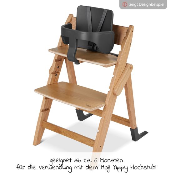 Moji Gurtsystem für Yippy Hochstuhl - Cloud