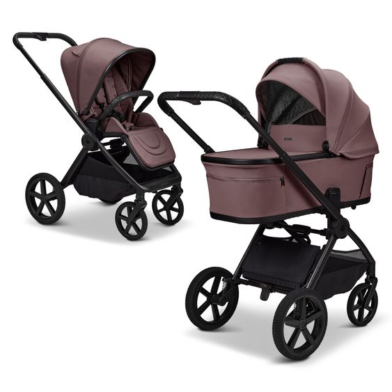 Moon 2 in 1 Kombi-Kinderwagen Gio FOLD bis 22 kg mit faltbarer Babywanne, Liegeposition, Teleskopschieber - Tonka