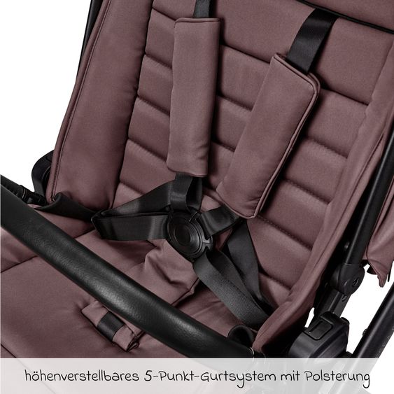 Moon 2 in 1 Kombi-Kinderwagen Resea FOLD bis 22 kg mit faltbarer Babywanne, Liegeposition, Teleskopschieber - Tonka
