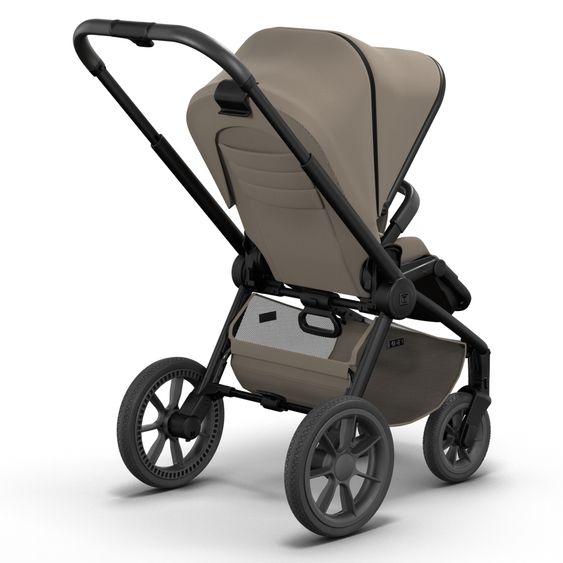 Moon 2in1 Kombi-Kinderwagen Resea S Basic mit Babywanne, Sportsitz & Teleskopschieber - bis 22 kg - Mud