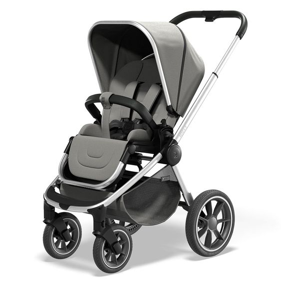 Moon Passeggino combinato 2in1 Resea S Basic con seduta sportiva, navicella - fino a 22 kg - Shadow Melange