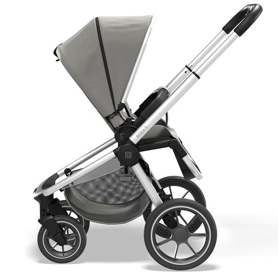 Moon Passeggino combinato 2in1 Resea S Basic con seduta sportiva, navicella - fino a 22 kg - Shadow Melange