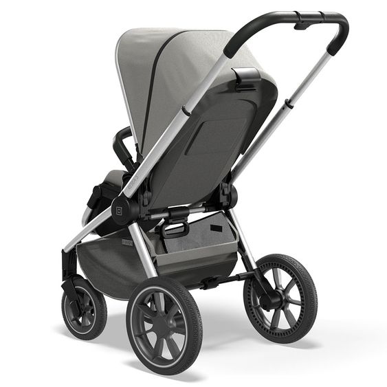 Moon Passeggino combinato 2in1 Resea S Basic con seduta sportiva, navicella - fino a 22 kg - Shadow Melange
