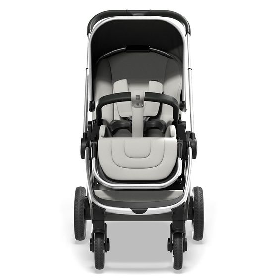Moon Passeggino combinato 2in1 Resea S Basic con seduta sportiva, navicella - fino a 22 kg - Shadow Melange