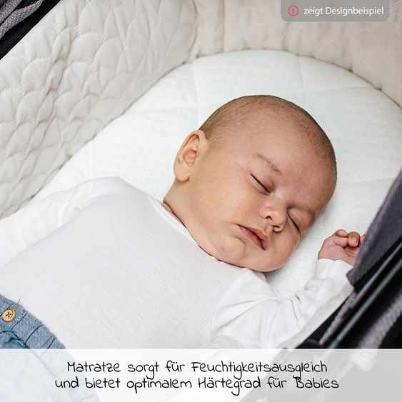 Moon 2in1 Kombi-Kinderwagen Resea S Edition + mit Lufträder, Babywanne, Sportsitz & Teleskopschieber - bis 22 kg - Anthrazit Black Chrome
