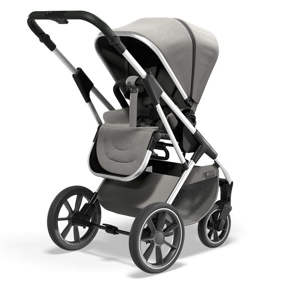 Moon Passeggino combinato 2in1 Rocca Basic con sedile sportivo, navicella - fino a 22 kg - Shadow