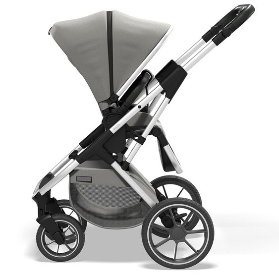 Moon Passeggino combinato 2in1 Rocca Basic con sedile sportivo, navicella - fino a 22 kg - Shadow