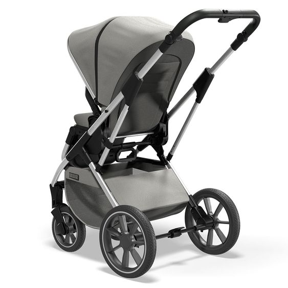 Moon Passeggino combinato 2in1 Rocca Basic con sedile sportivo, navicella - fino a 22 kg - Shadow