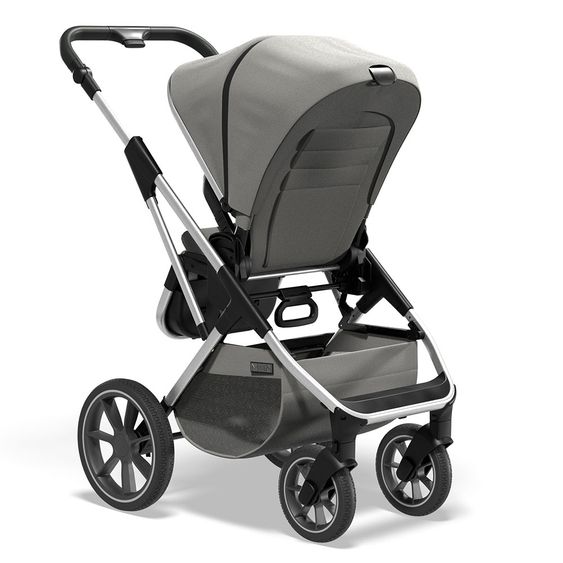 Moon Passeggino combinato 2in1 Rocca Basic con sedile sportivo, navicella - fino a 22 kg - Shadow