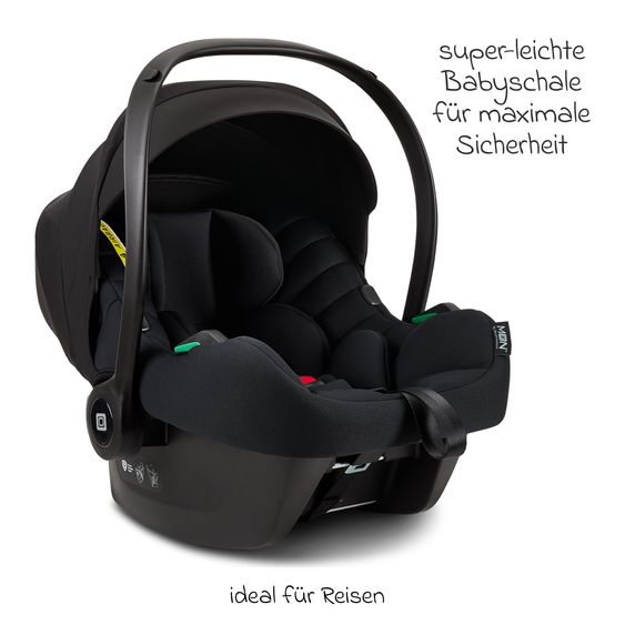 Moon Babyschale Cosmo R129 i-Size by Avionaut ab Geburt - 13 kg (40 cm -75 cm) - Black